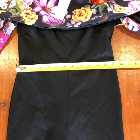 NWT Off Shoulder Floral Top Jumpsuit - Picture 7 of 10